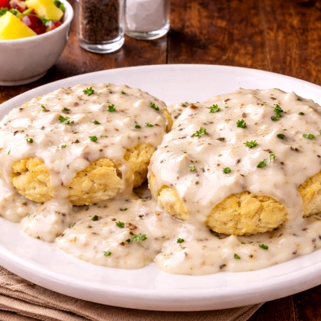 Biscuit Gravy at Ally’s Comfort Café in Davie, FL