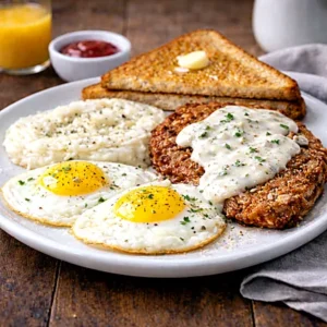 2 Eggs with Country Fried Steak