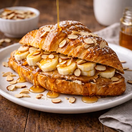 Almond Banana Honey Croissant at Ally’s Comfort Café in Davie, FL