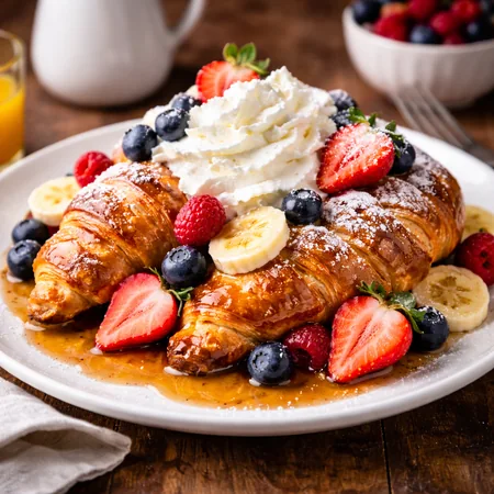 Croissant French Toast at Ally’s Comfort Café in Davie, FL