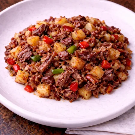 Homestyle Brisket Hash at Ally’s Comfort Café in Davie, FL