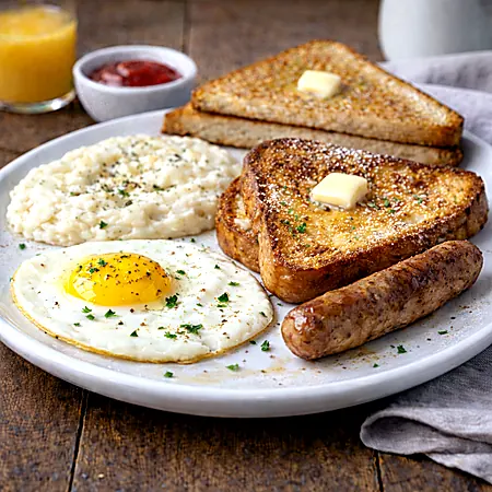 One One One French Toast Sausage at Ally’s Comfort Café in Davie, FL