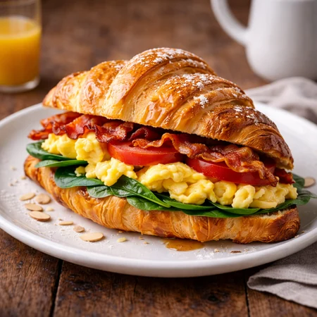 Signature Croissant at Ally’s Comfort Café in Davie, FL