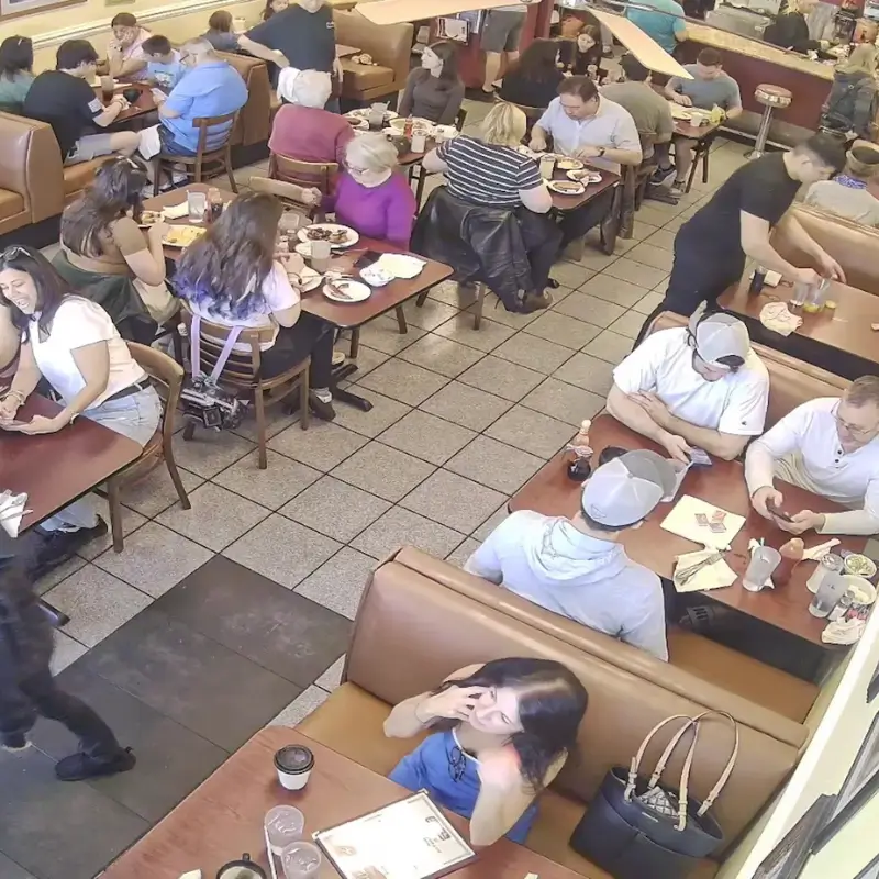 Inside Happy Customers at Ally’s Comfort Café in Davie, FL