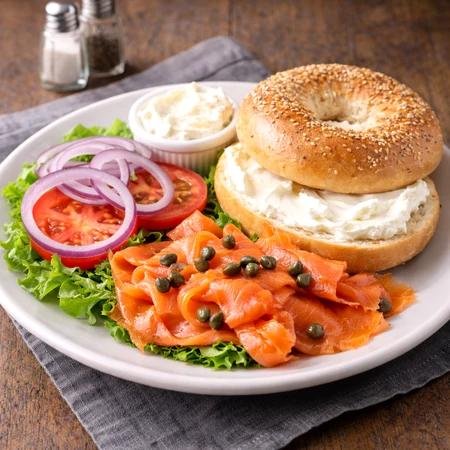 Lox Platter at Ally’s Comfort Café in Davie, FL