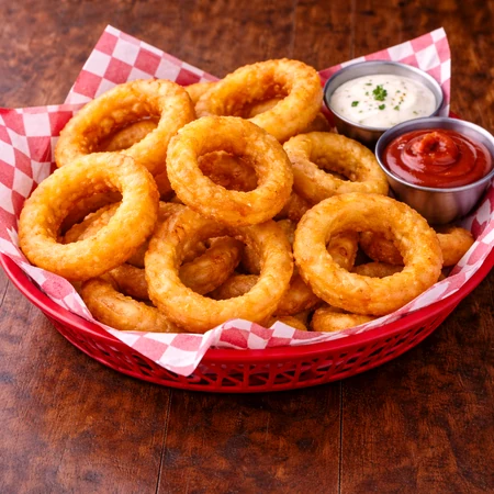Onion Rings at Ally’s Comfort Café in Davie, FL