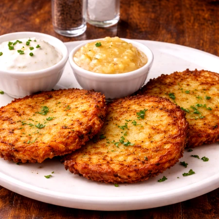Potato Pancakes at Ally’s Comfort Café in Davie, FL