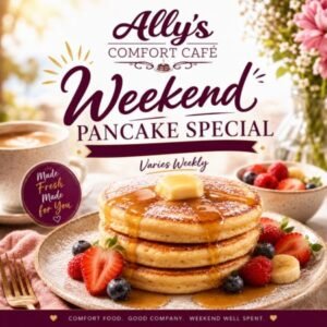 Red Velvet Pancakes
