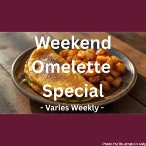 Pancetta, Mushrooms, and roasted Tomatoes Omelette