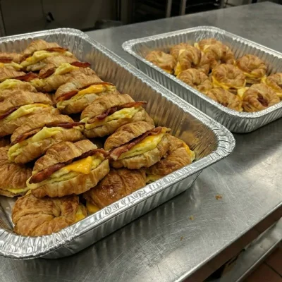 allys-comfort-cafe-breakfast-catering-breakfast-egg-meat-cheese-croissants